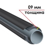 Трубка K-FLEX 09x108-1 ST IC CLAD BK